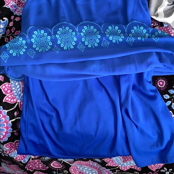 blue/teal dress - Picture 3 of 4